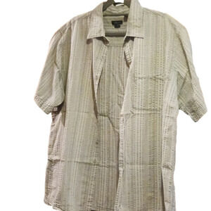 👕10/$30 LIGHT Green Checkered Large Van Heuson(Box 8)